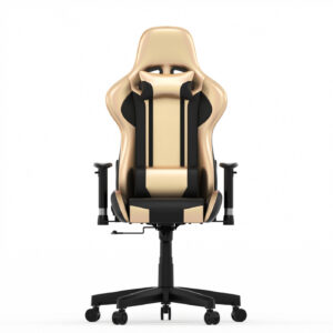 Silla de juego de carreras GoldGamer deluxe - silla de escritorio - silla de oficina - negro oro