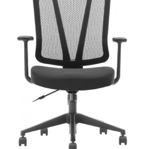 Silla de oficina - silla de oficina - ajustable en altura - ergonómica - gris - VDD World ES