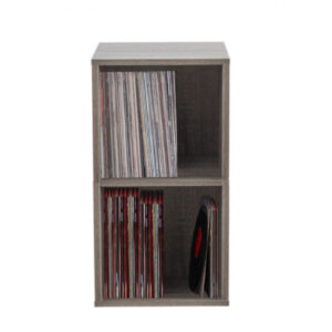 Armario para guardar discos vinilos lp - guardar discos vinilos lp - librería - 2 compartimentos