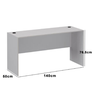 Escritorio - mesa para portátil - 140 cm de ancho y 50 cm de fondo - nogal - VDD World ES