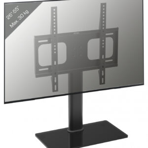 Soporte de TV - base para monitor de pantalla - modelo de mesa - negro