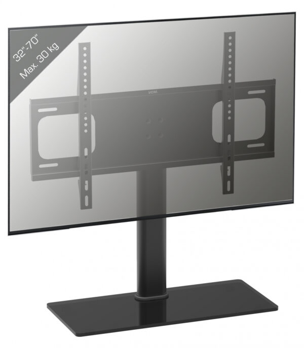 Soporte para televisores: trípode para monitores de mesa - modelo de mesa - 32 a 70 pulgadas - negro - VDD World ES
